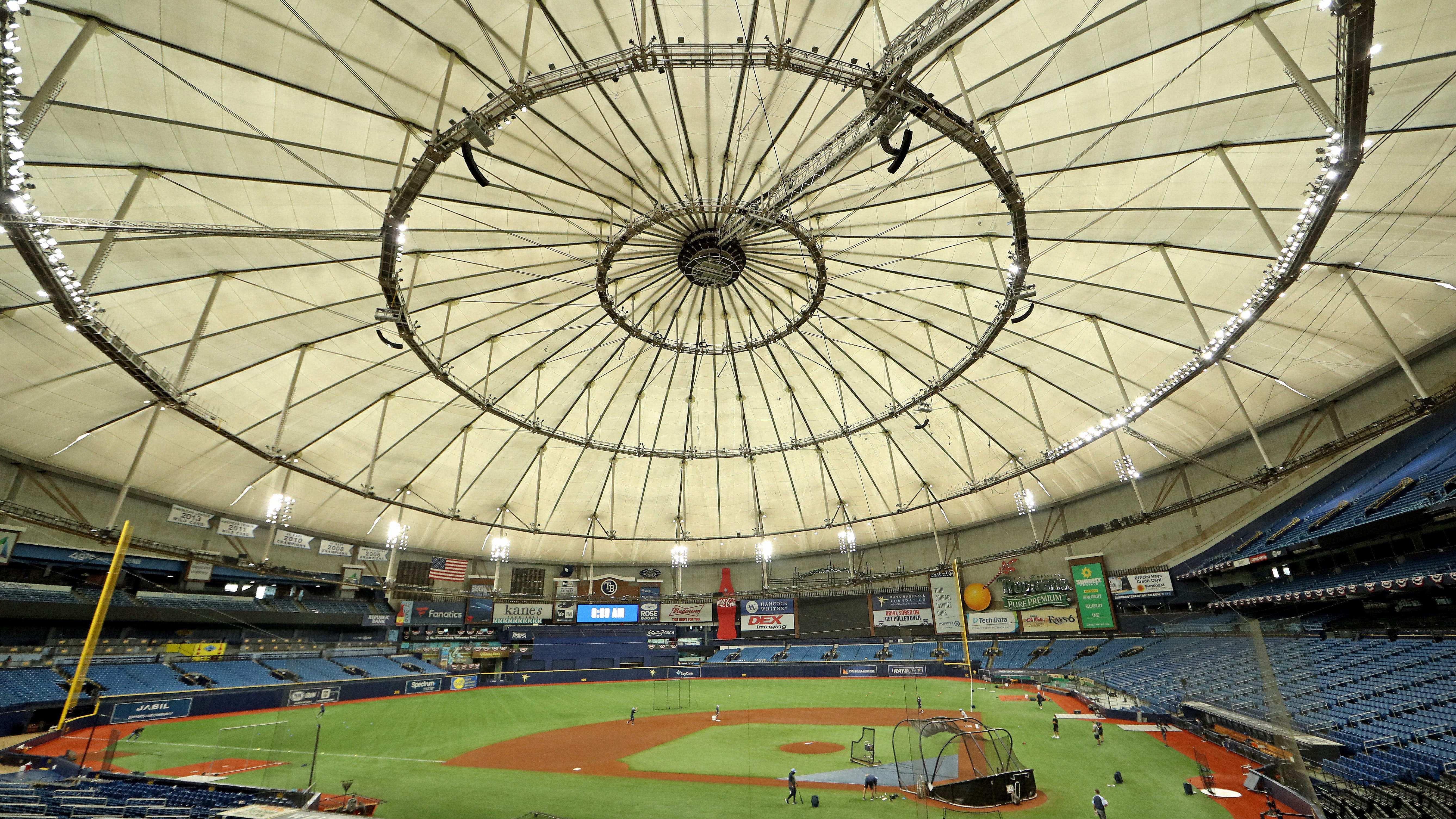 A Double-A team in Hartford drew more fans than the Marlins or Rays Tuesday night