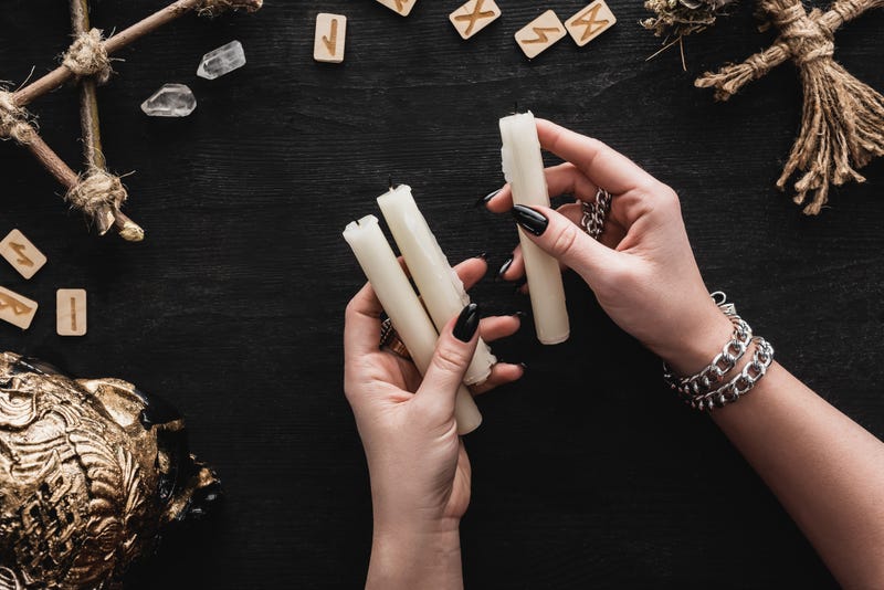 Witchcraft stock photo.