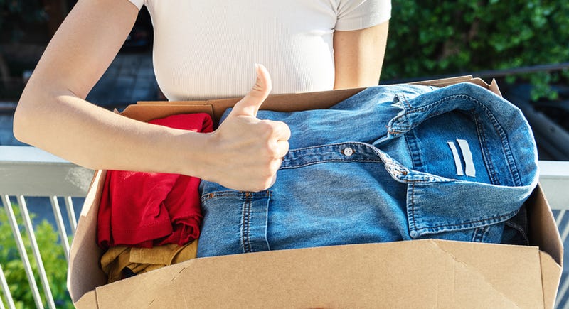 Donated clothes
