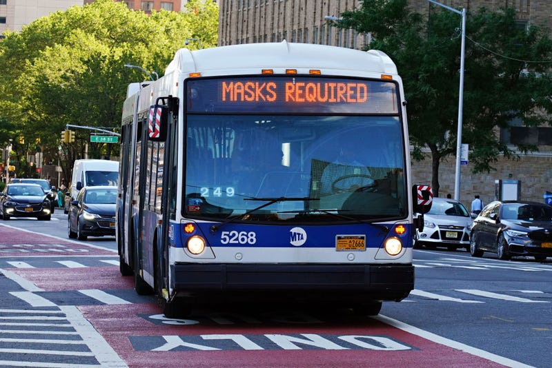 An MTA city bus