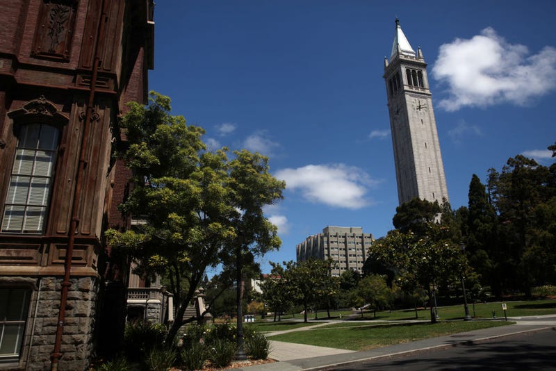 The U.C. Berkeley campus sits empty on July 22, 2020 in Berkeley, California. 
