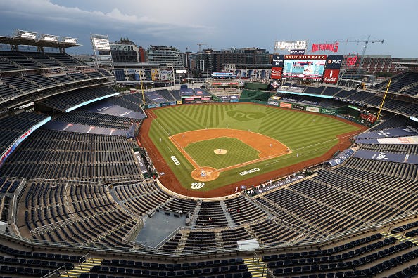 Nationals Park is the home of the Nationals.
