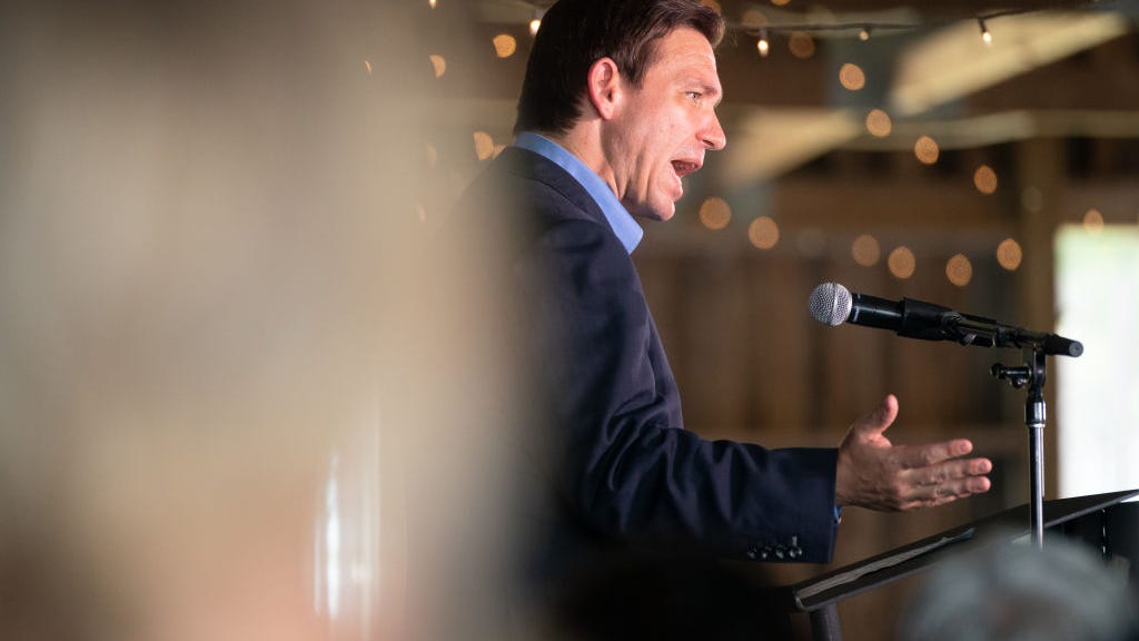 DeSantis snaps at reporter, asking, ‘Are you blind?’