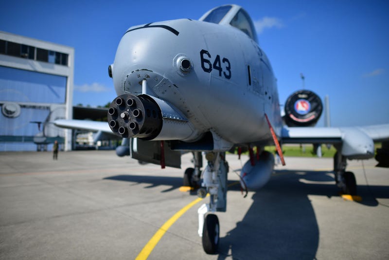 Fairchild A-10 Thunderbolt II aircraft, of the US AIr Force