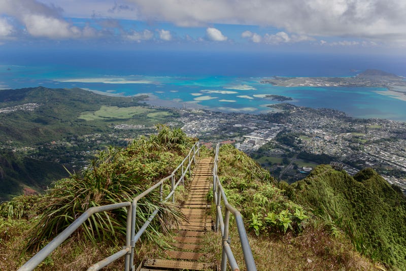 The trail was built in 1942 and leads to a top-secret radio station.