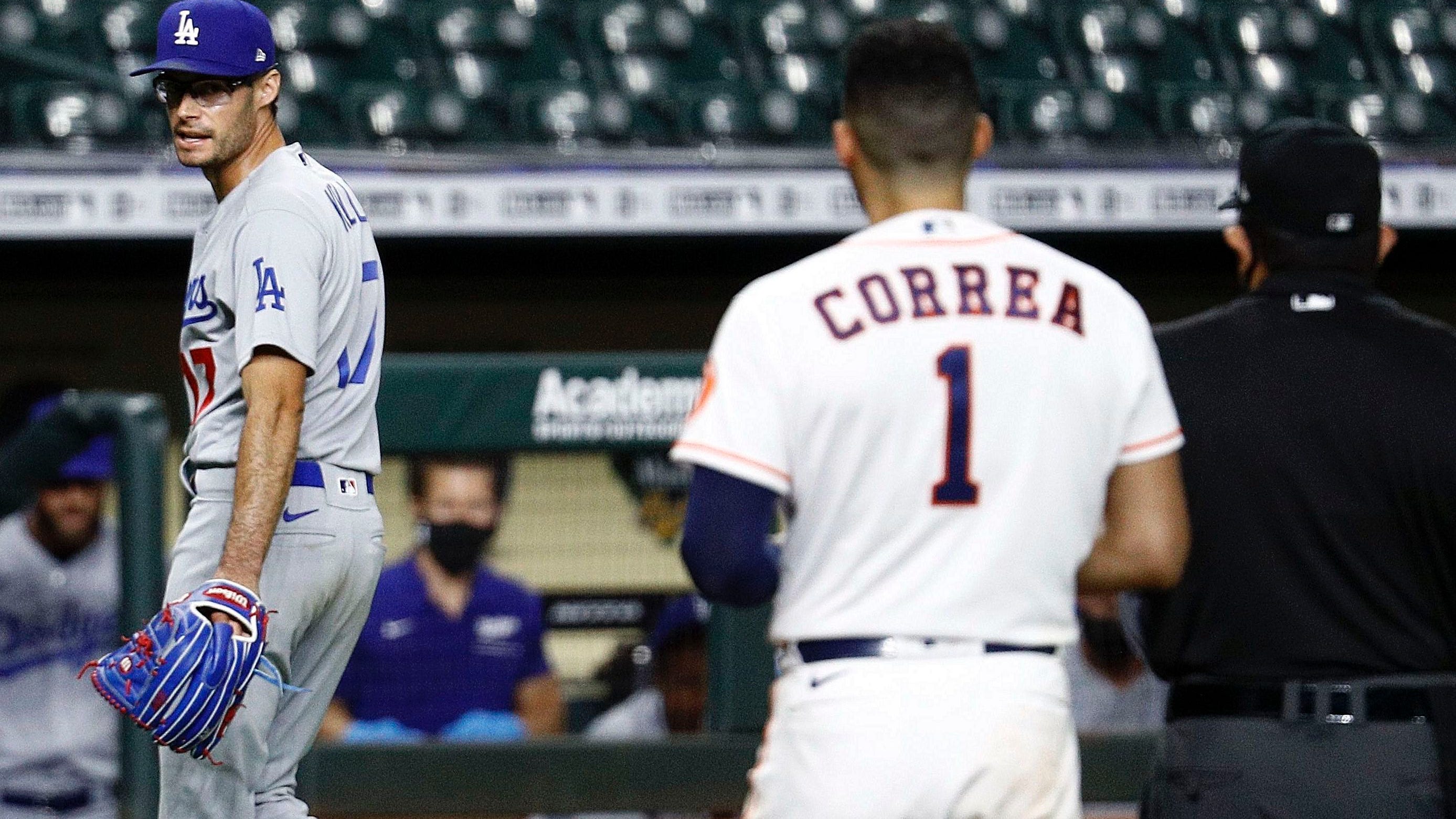 Benches Clear Between Dodgers, Astros After Joe Kelly Buzzes Bregman, Correa