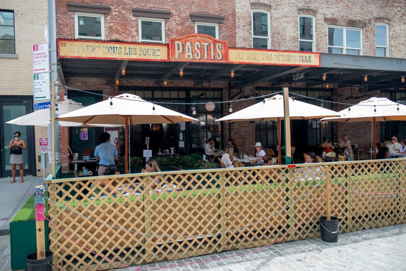 Keith McNally's Pastis restaurant in the Meatpacking District.