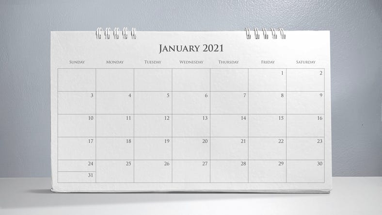 January Calendar
