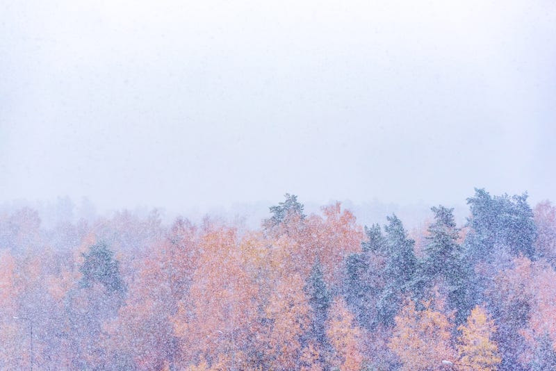 First snowfall in fall