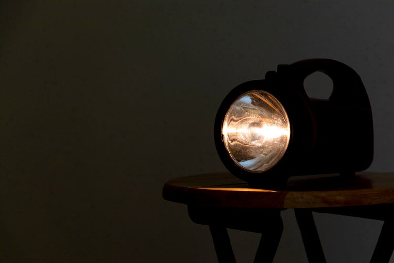 Flashlight during power outage