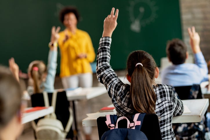 kids in class