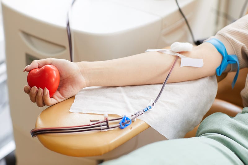 Giving blood