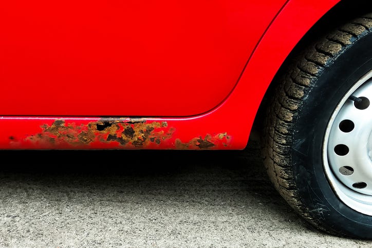 Rust On a Car