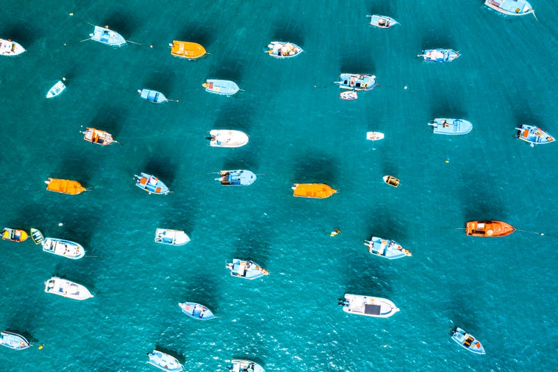 Boats on water