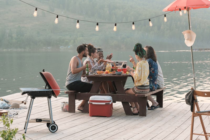 Young people celebrating a holiday.