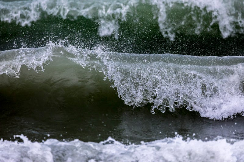 Waves breaking