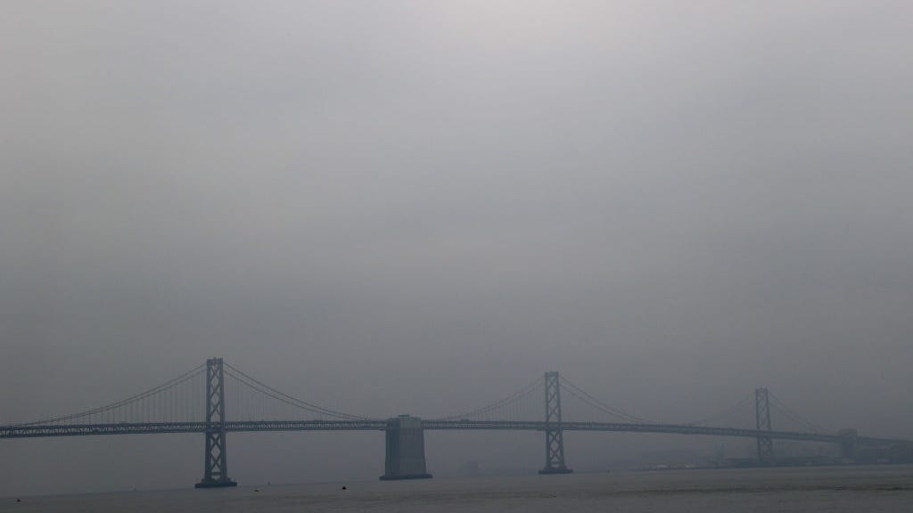 Hazy, polluted skies hover over Bay Area, air quality advisory issued