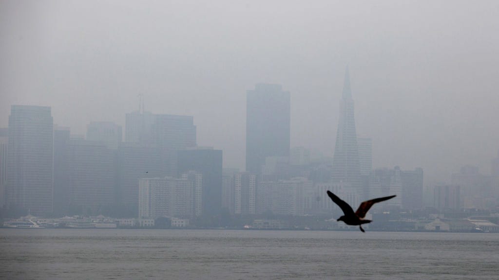 Smoke from California fires suffocates Bay Area, causing health issues