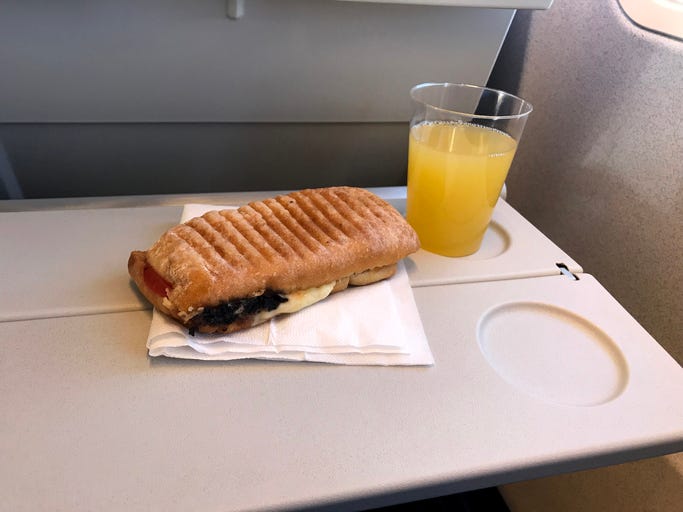 Food On A Plane