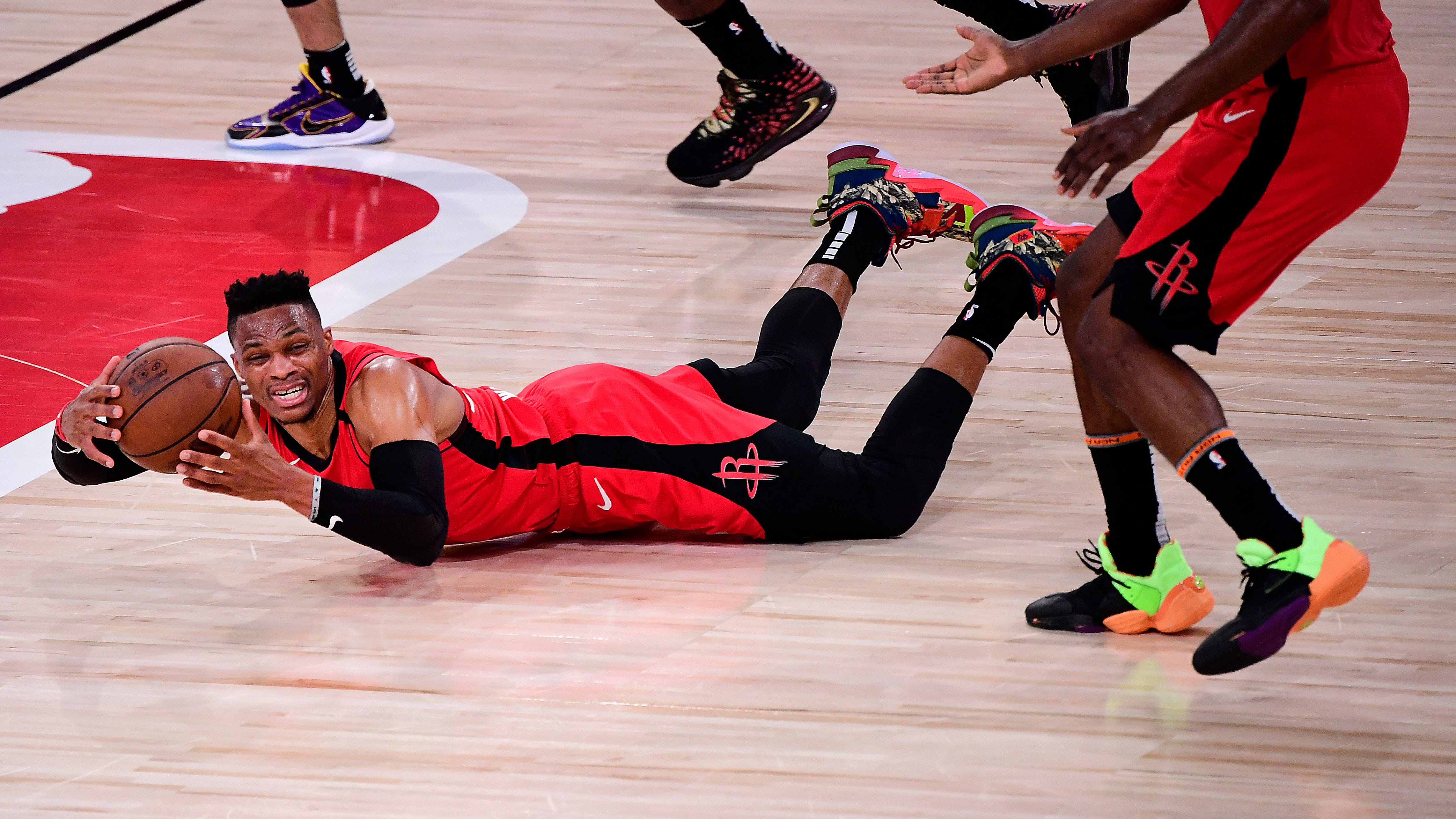 Russell Westbrook arrives hours early to first Wizards practice, sets 'intense' tone