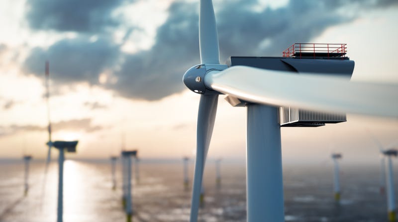 An offshore wind farm