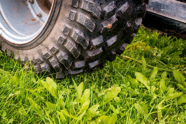 UTV tires in a stock image