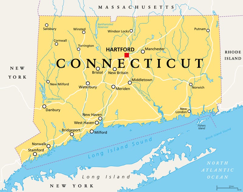 Hartford and New Haven