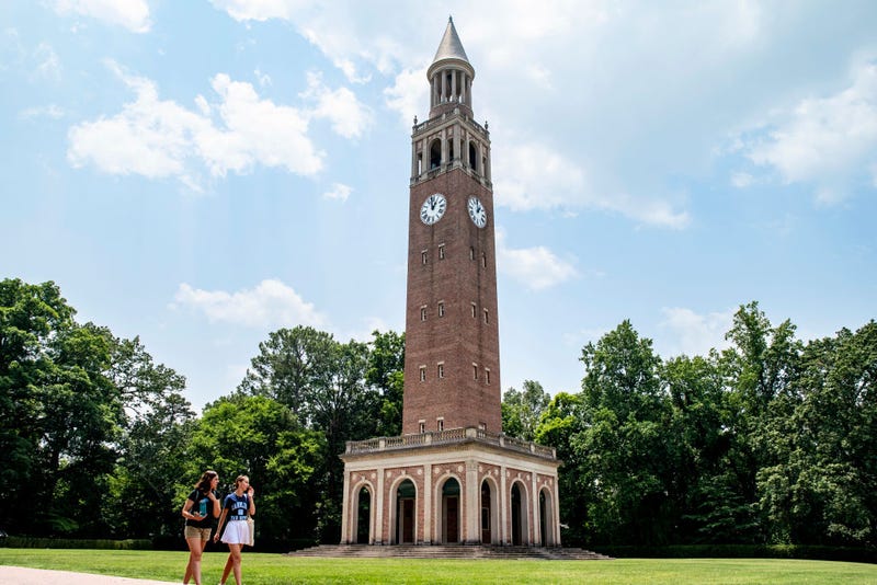 People walk on the campus of the University of North Carolina Chapel Hill on June 29, 2023 in Chapel Hill, North Carolina. The U.S. Supreme Court ruled that race-conscious admission policies used by Harvard and the University of North Carolina violate the Constitution, bringing an end to affirmative action in higher education. (Photo by Eros Hoagland/Getty Images)