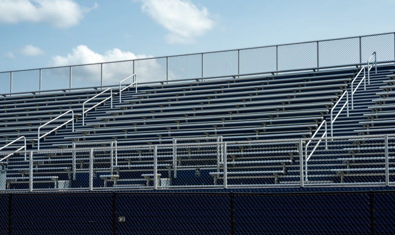 Empty stands