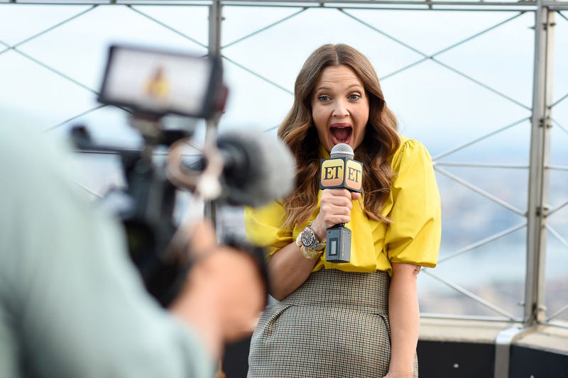 Drew Barrymore celebrates the Launch of The Drew Barrymore Show at The Empire State Building on September 14, 2020 in New York City.