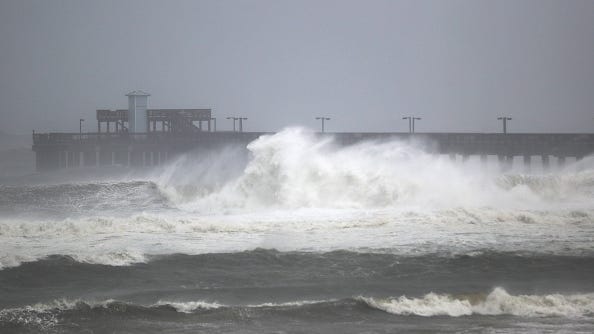 Hurricane Sally Takes Out Section of Three Mile Bridge in Florida