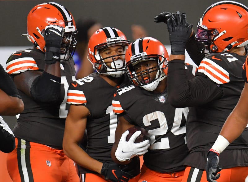 Nick Chubb of the Cleveland Browns