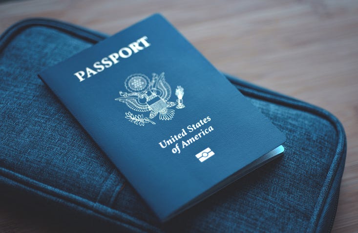 A U.S. passport.