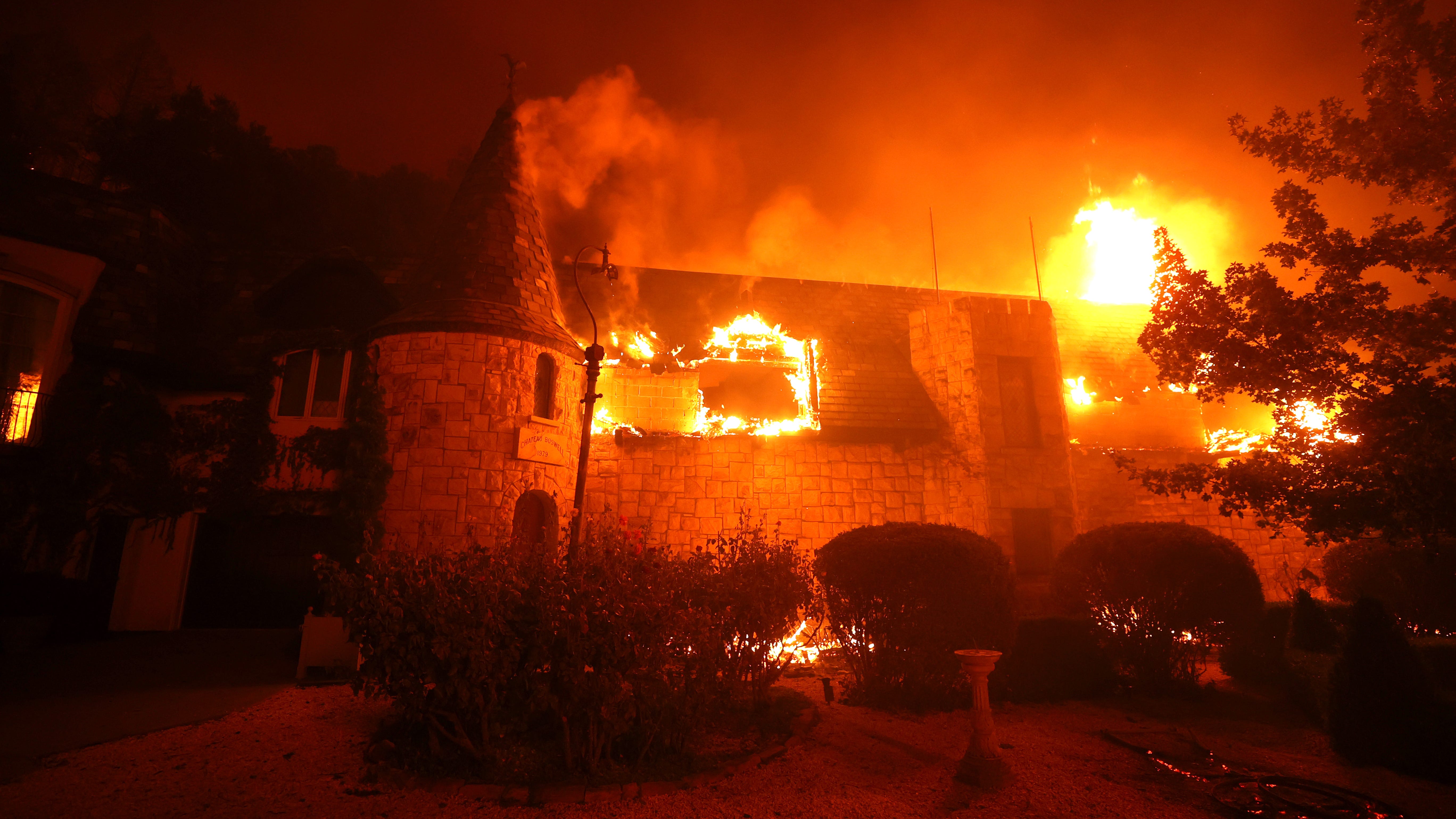 Flames consume decades-old Napa Valley wineries, other properties sustain heavy damage