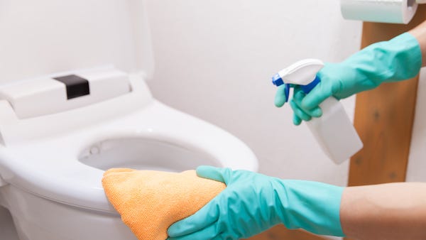 The top things people will judge your house for include dirty toilets, overflowing trash cans