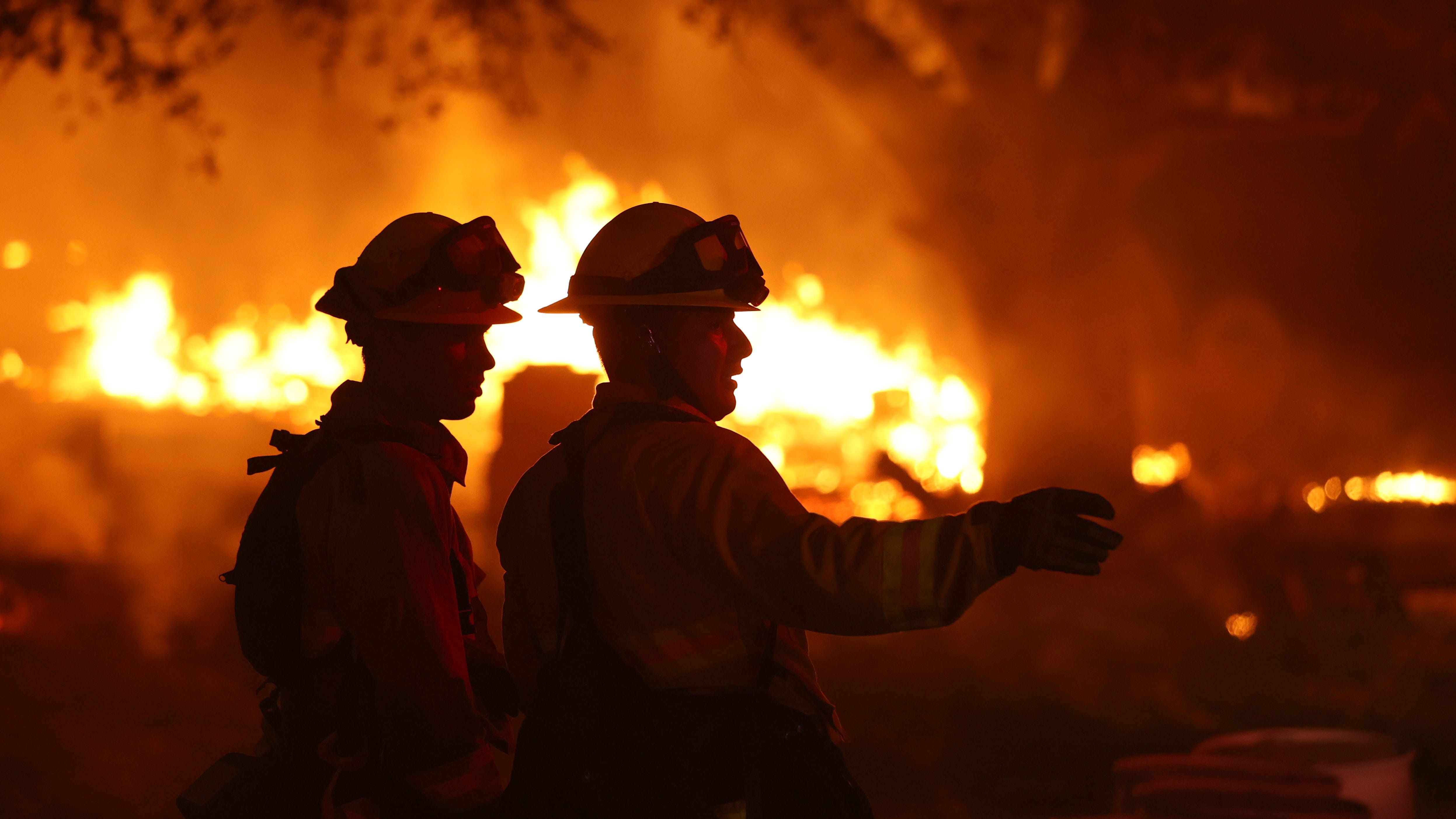 'Several' firefighters exposed to carbon monoxide while battling Glass Fire