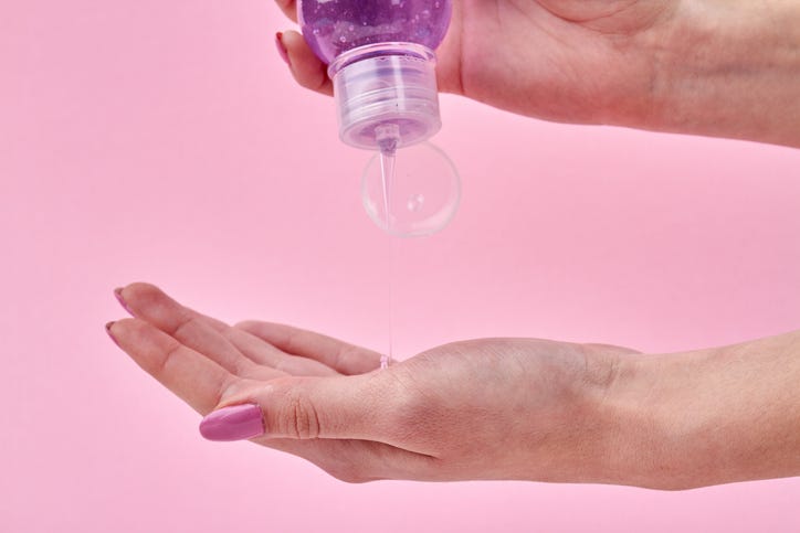 squeezing lotion