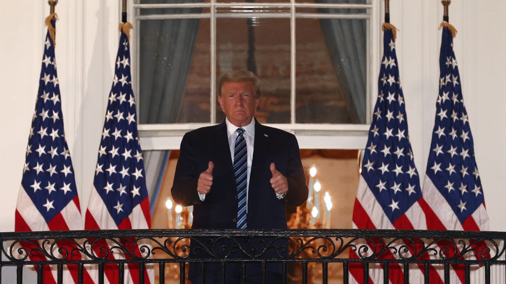 Trump returns to White House after three-day hospital stay for COVID-19