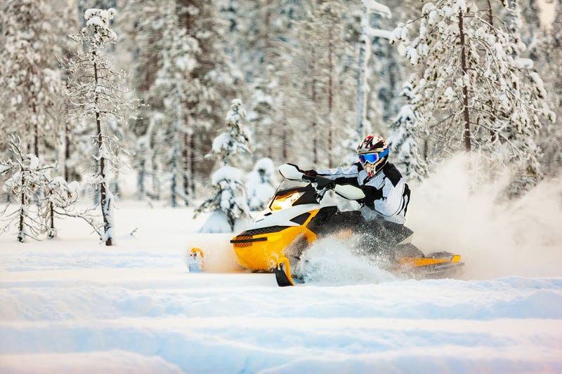 Snowmobiling
