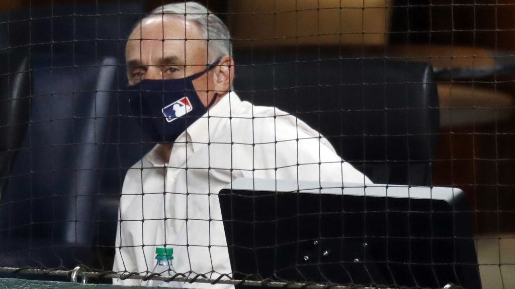 Rob Manfred on MLB's $8.3 billion debt: another year without fans 'going to be difficult'