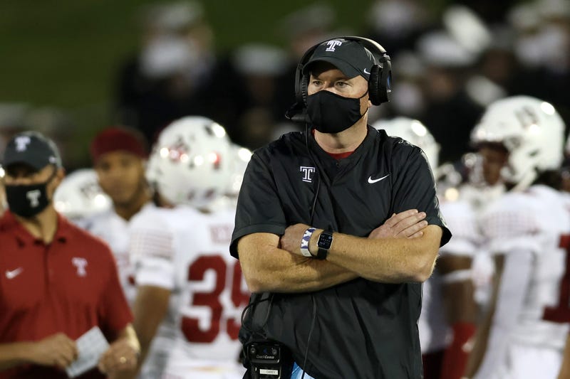 Temple coach Rod Carey.