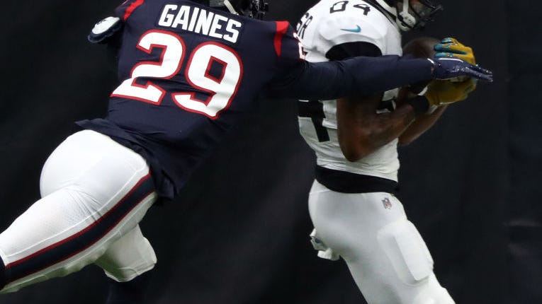 Texans without CBs Phillip Gaines, John Reid against Bears