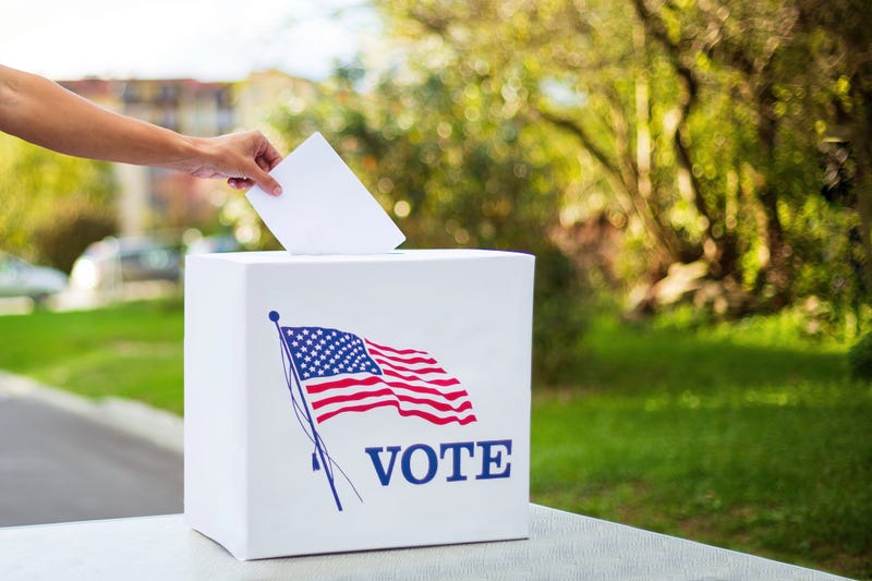 A ballot box.