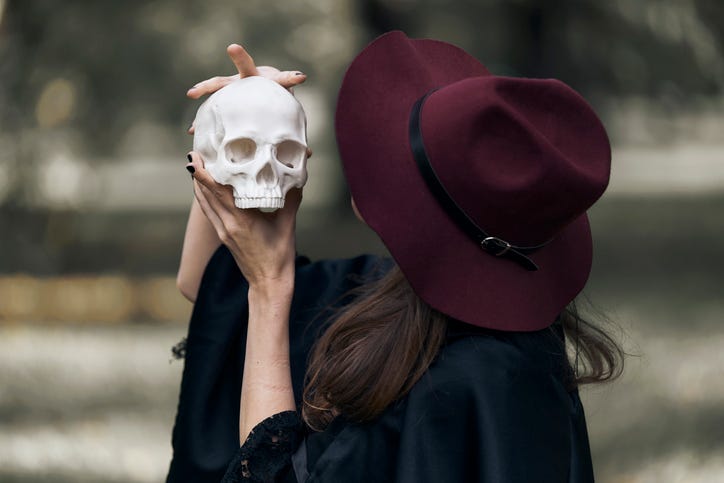 Witch Casting A Spell
