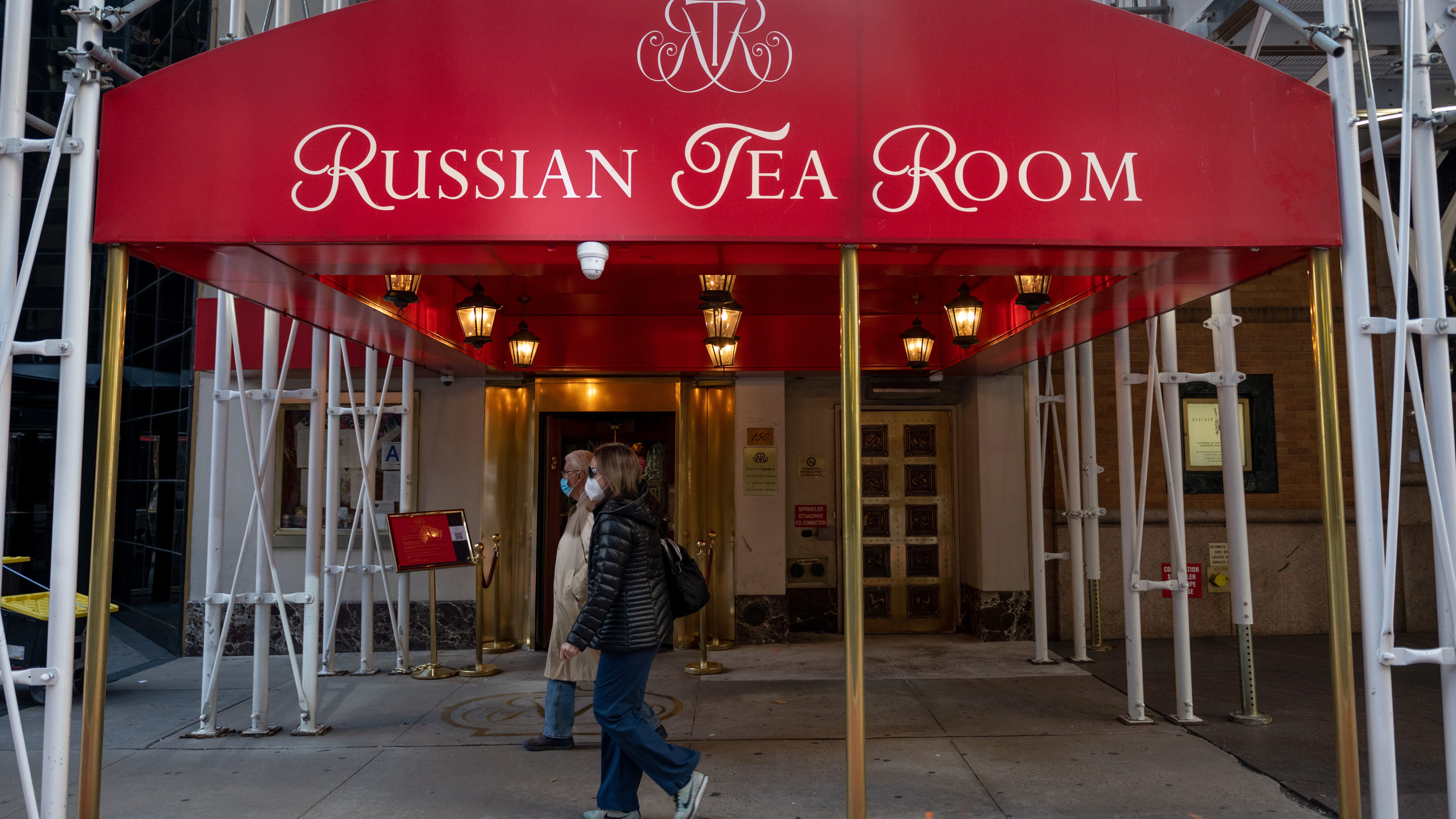 Iconic Russian Tea Room 'renounces Russia's unprovoked' war as diners dwindle