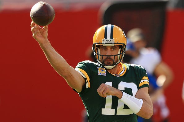 Aaron Rodgers and the Packers will travel to Tampa Bay in Week 3. 