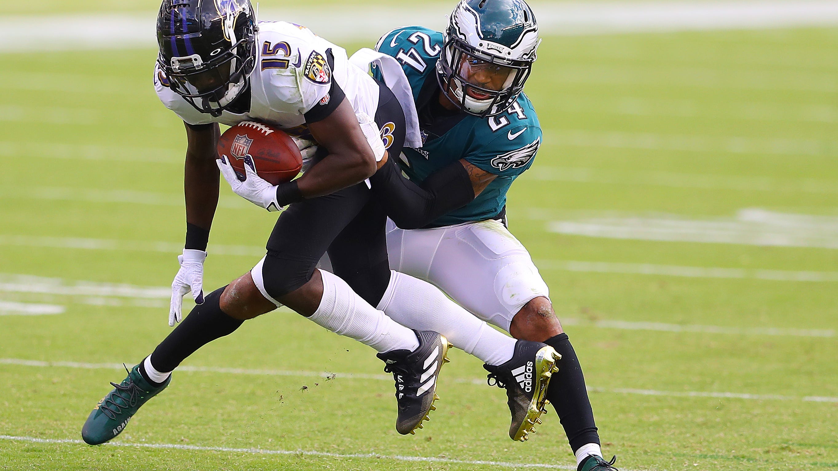 Ravens fly as another Eagles comeback falls short