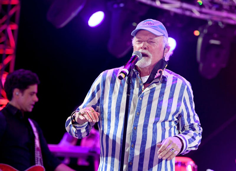 Mike Love performs with The Beach Boys at Ventura County Fairgrounds and Event Center on October 23, 2020 in Ventura, California. Due to ongoing coronavirus social distance restrictions, drive-in concerts have become a popular way for fans to experience live music.