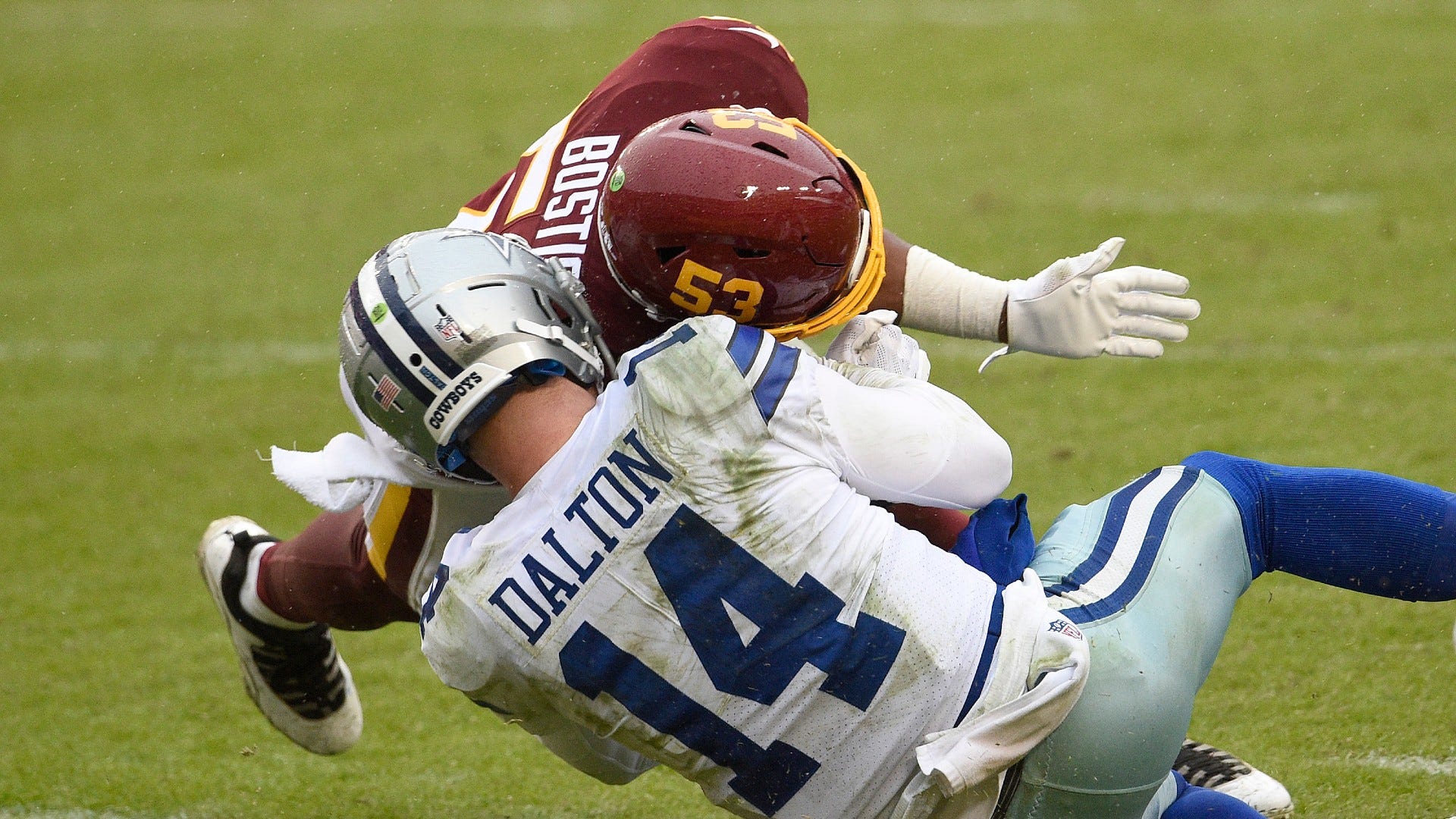 Jon Bostic ejected for brutal, illegal hit on Andy Dalton