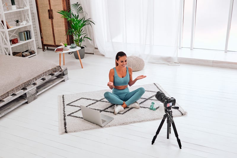 Influencer stock photo